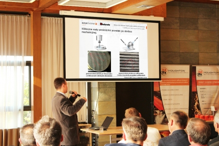 Jakub Jasiński of Bodycote AGI NEE presented "The influence of machining on nitriding results"